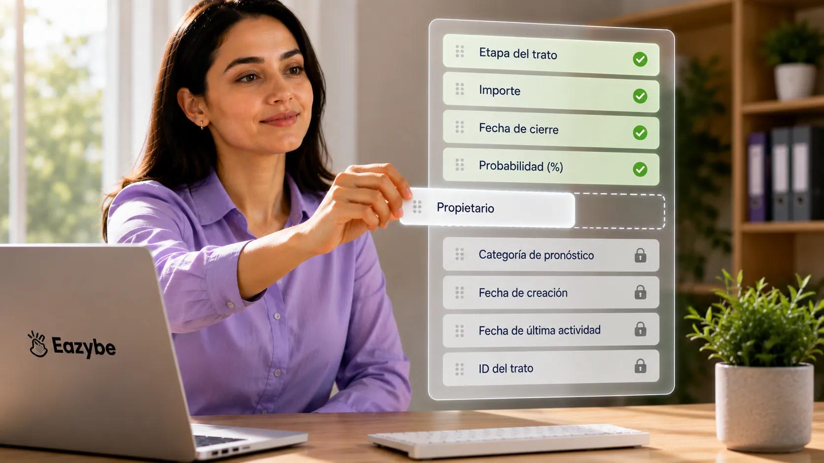 Elegir qué propiedades de HubSpot puede actualizar la IA