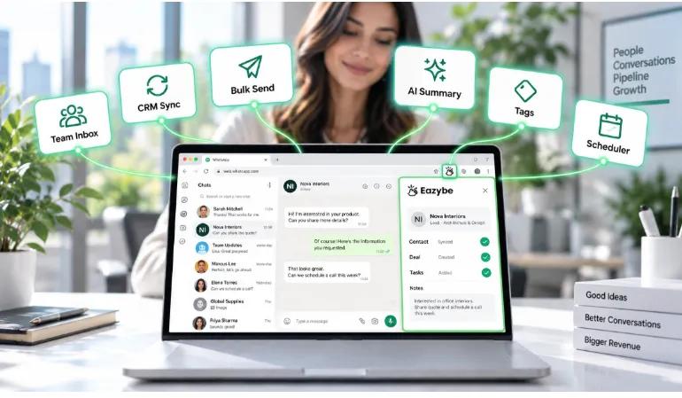 WhatsApp Chrome extension key features