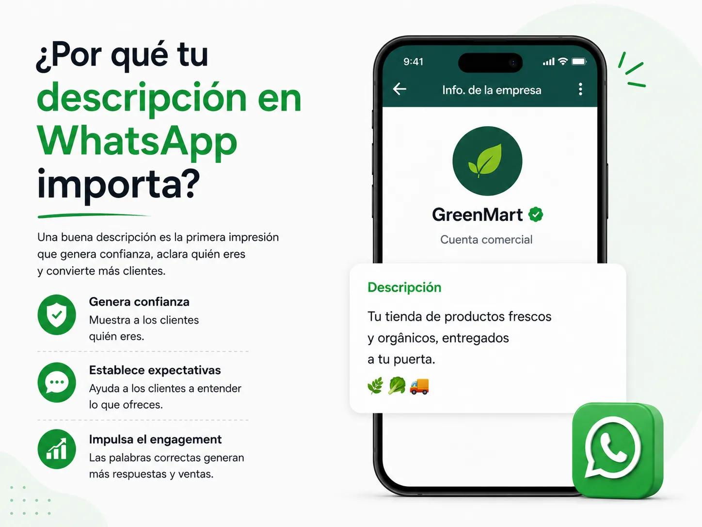 Por qué es importante la descripción de WhatsApp