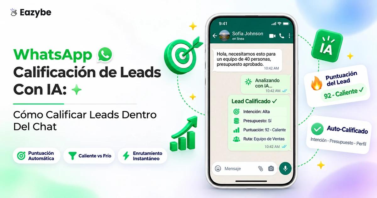 Calificación de leads en WhatsApp