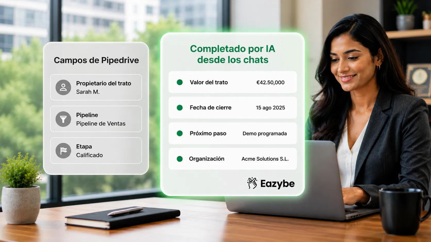 IA rellenando campos de Pipedrive