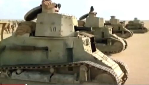 Lion of the desert, Moustapha Akkad, Libyan desert, 1981