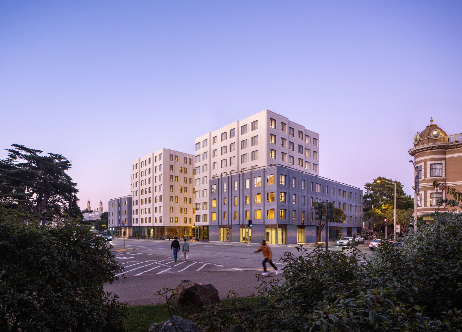 Built work documented in 730 Stanyan Makes Affordable Housing Hold the Corner