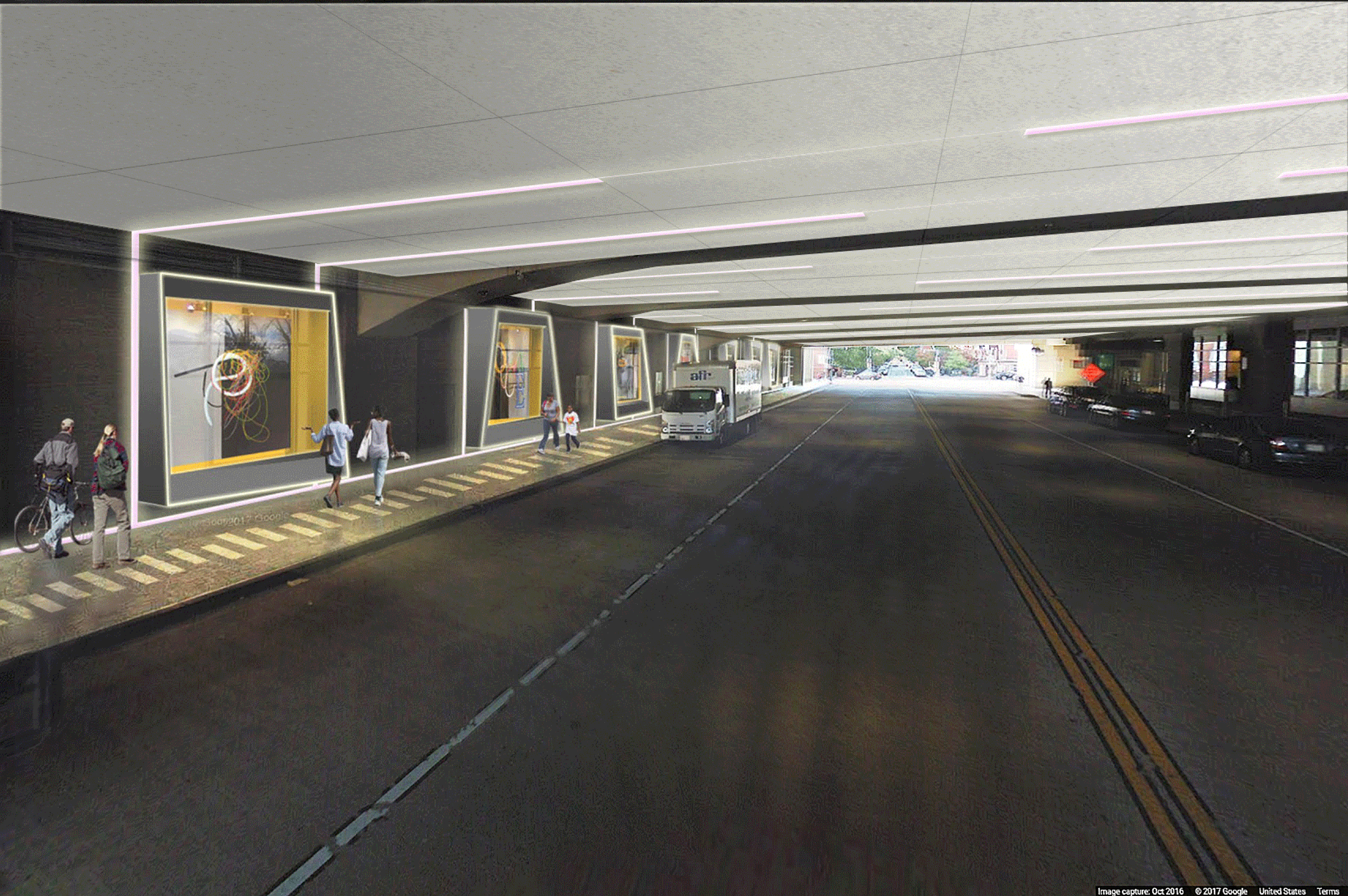 Walter E. Washington Convention Center Streetscape