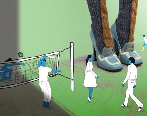 2010 FW Prada Real Fantasies, photography, digital collage and digital illustration