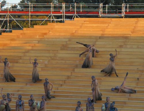 Performance of Aeschylus's Prometheus Unbound, 2013. Directed by Claudio Longhi