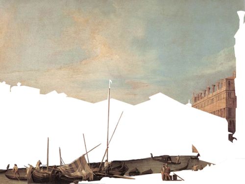 Painting by Giovanni Antonio Canal (Canaletto), 1727