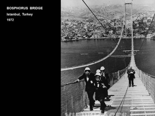 At the same time, a highly developed and imaginative form of engineering, theorized by Fuller and others, was put into practice: the bridge across the Bosporus...