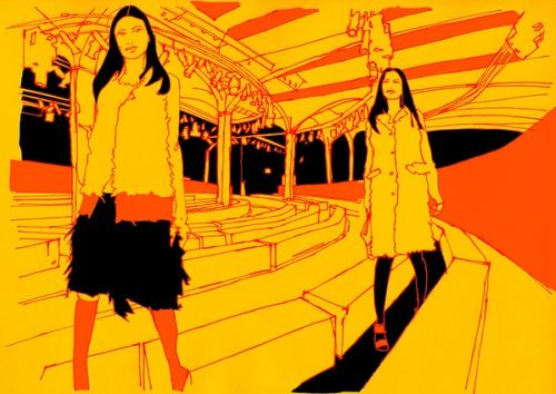 2007 FW Prada Real Fantasies, handmade collage and digital illustration