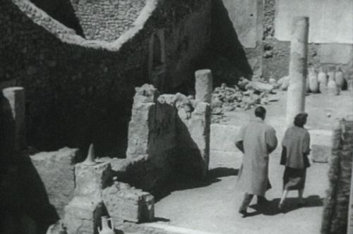 Viaggio in Italia, Roberto Rossellini, Pompeii, 1954