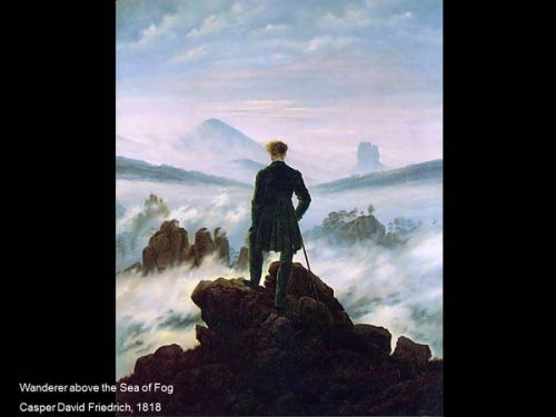 Friedrich symbolizes this feeling in some of his paintings, which generated a series of prophets.