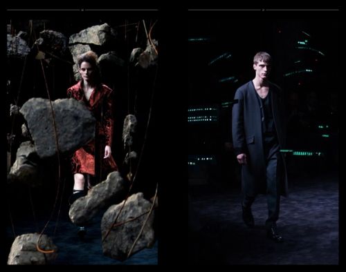 2009 FW Prada Real Fantasies, photography, digital collage and digital illustration