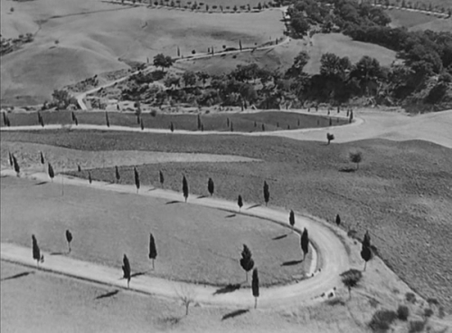 Il Cristo proibito, Curzio Malaparte, the Siena hills, 1951