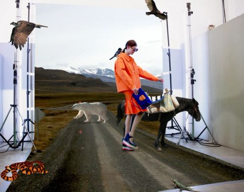 2011 SS Prada Real Fantasies, photography, digital collage and digital illustration