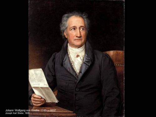 Also inscribed in Enlightenment were people like Goethe, who effortlessly combined art and science