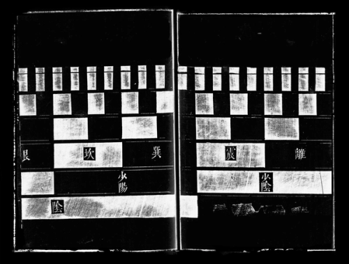 The Great Horizontal Diagram of Fu Xi’s Sixty-Four Hexagrams, Wang Qi, Wang Siyi, Sancai Tuhui encyclopedia (1607 - 09)