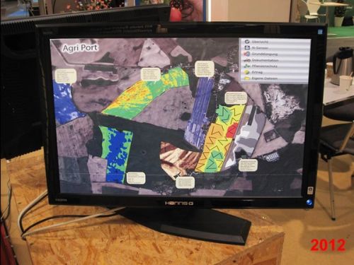 That the iPad is now the earth and the farmer works with it. And that on the iPad the ground is now defined.