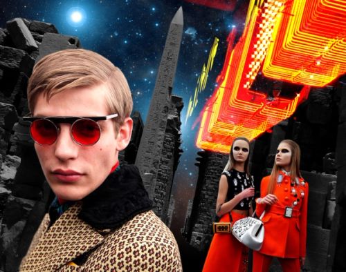 2012 FW Prada Real Fantasies, handmade collage and photography