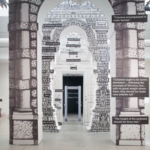 Room Ten: Door ...a traditional element once invested with physical heft and iconography has turned into a dematerialized zone, a gradual transition between conditions registered by ephemeral technologies (biometric detectors, body scanners) rather than physical barriers.