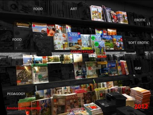 ...and if you illuminated everything there is an amazing amount of magazines dedicated to the countryside, as we discovered by our own surprise too. More than 50%.