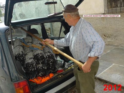 When I became interested, and I used to be a journalist, I also became inquisitive and asked farmers what they were. I asked this one, he was a former nuclear scientist from Frankfurt turned into a farmer.