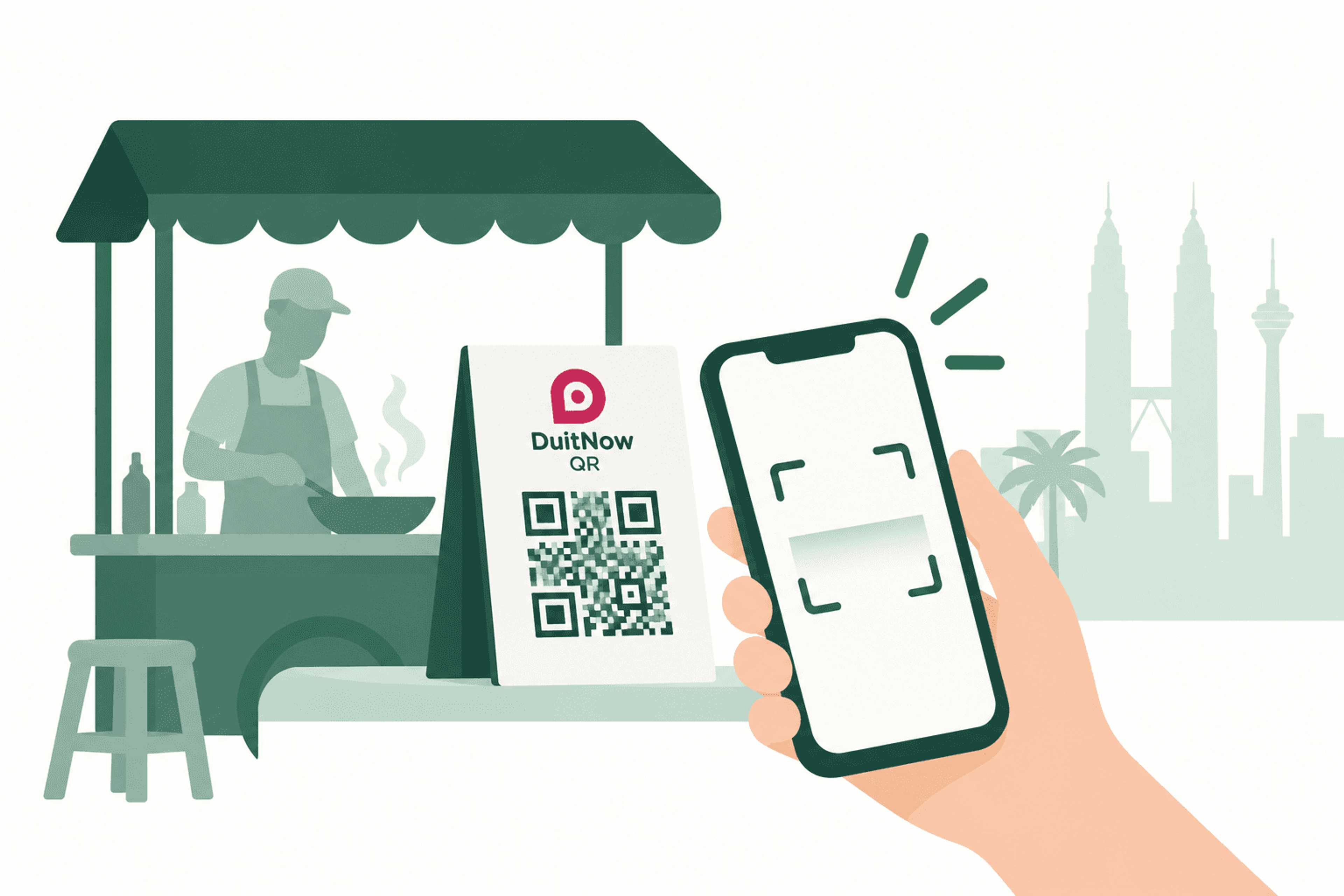 Why Malaysian Hawker Centers Post Three Different QR Codes at the Same Stall