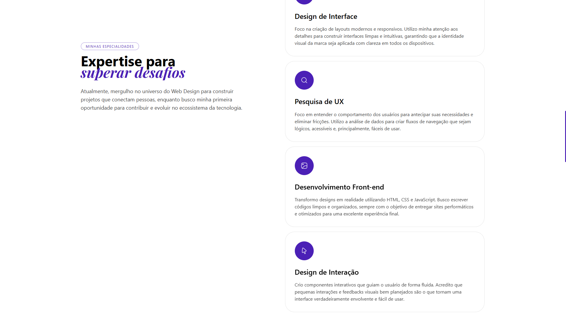 Imagem 3 do projeto Beatriz Portfolio