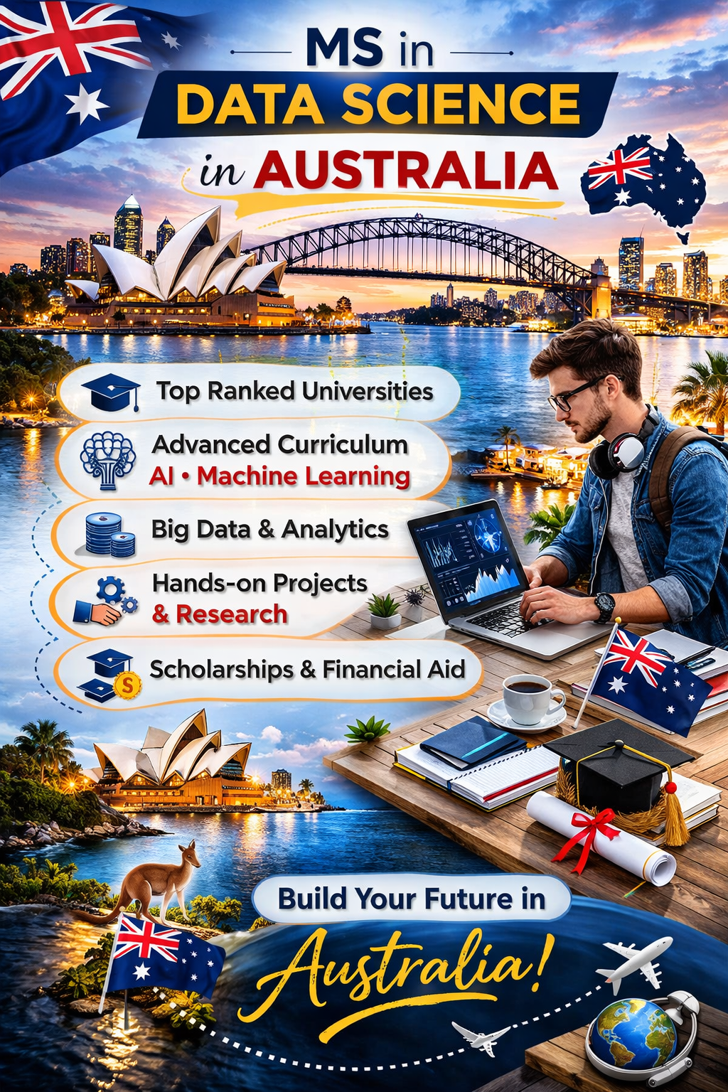 Top Universities for MS in Data Science in Australia & How to Get Admitted