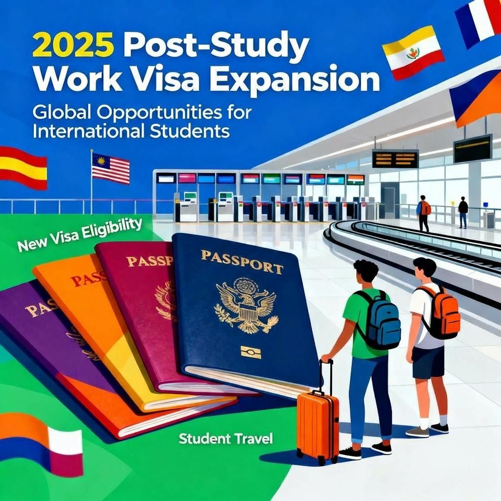 Countries Opening New Post-Study Work Visas in 2025