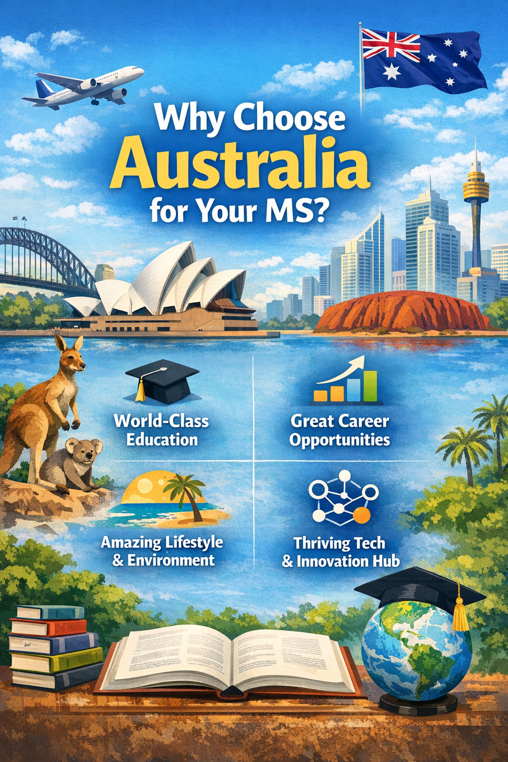A Guide to the Top Universities for MS in Australia for Engineering, CS, and Data Science