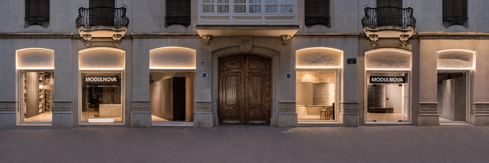 Fachada del showroom de Studio2 en Valencia