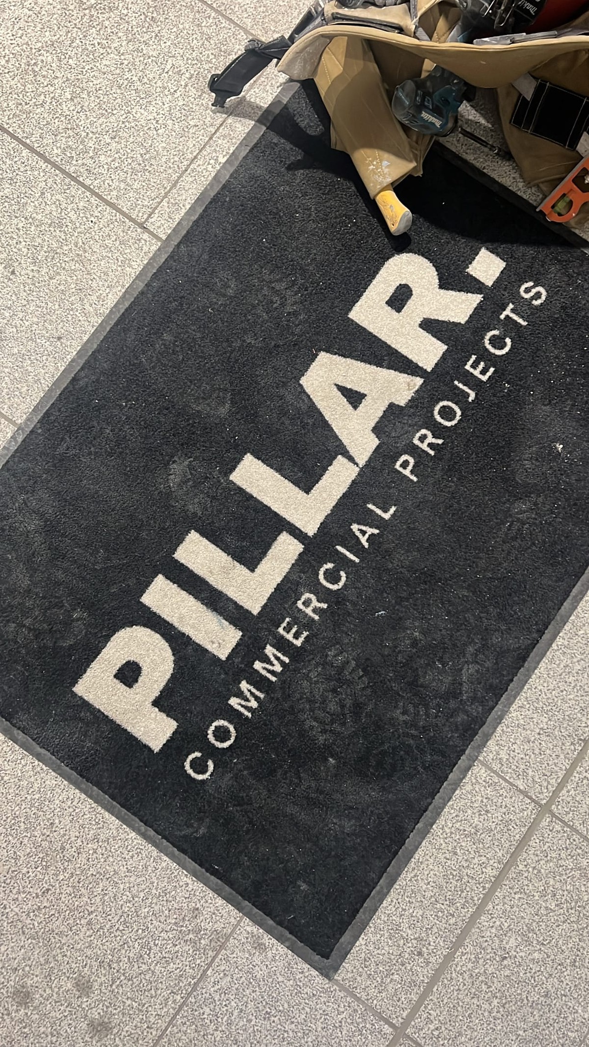 Pillar Commercial Projects floor protection on site