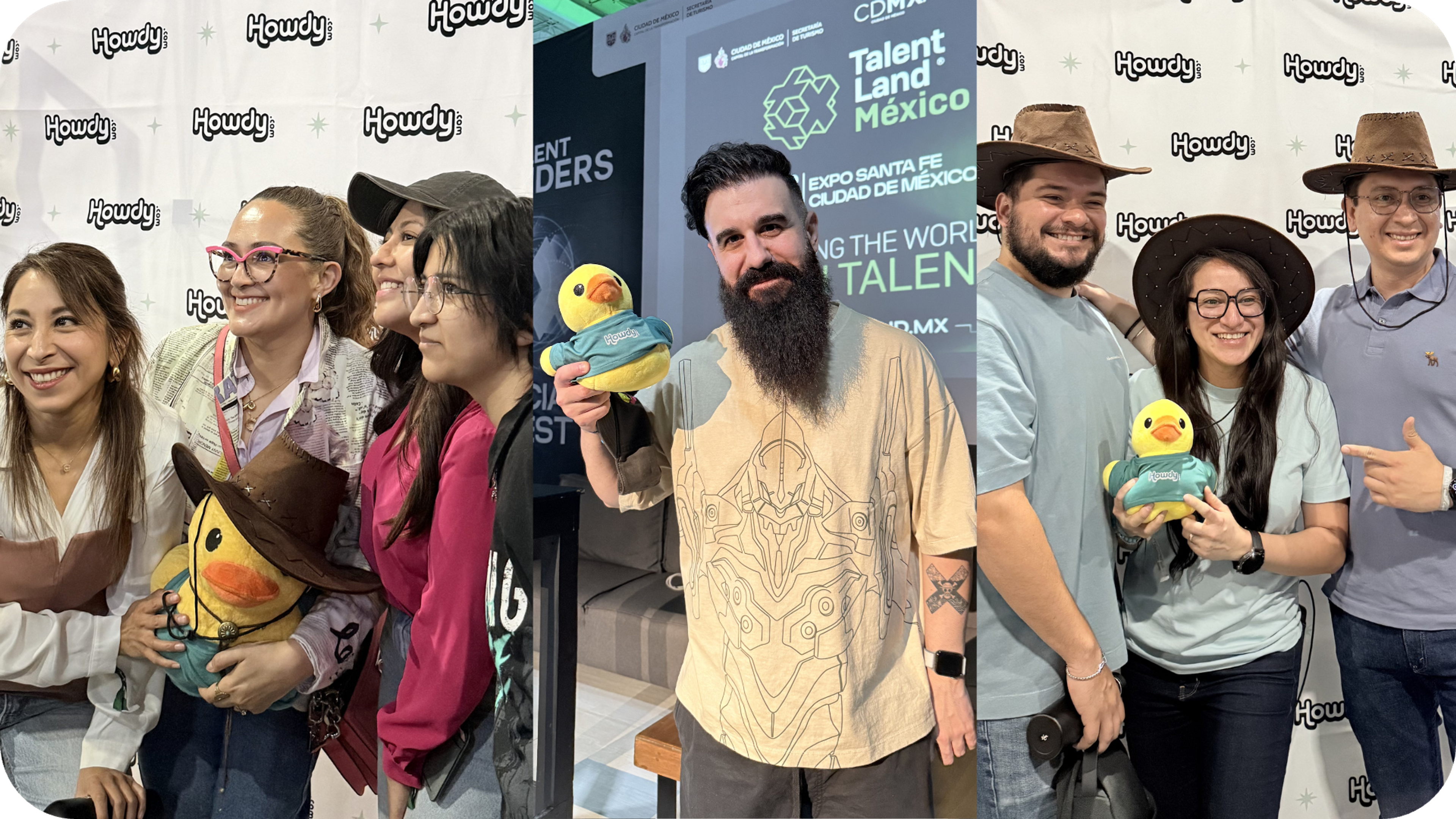 Profesionales tech se acercaron al stand de Howdy en Talent Land