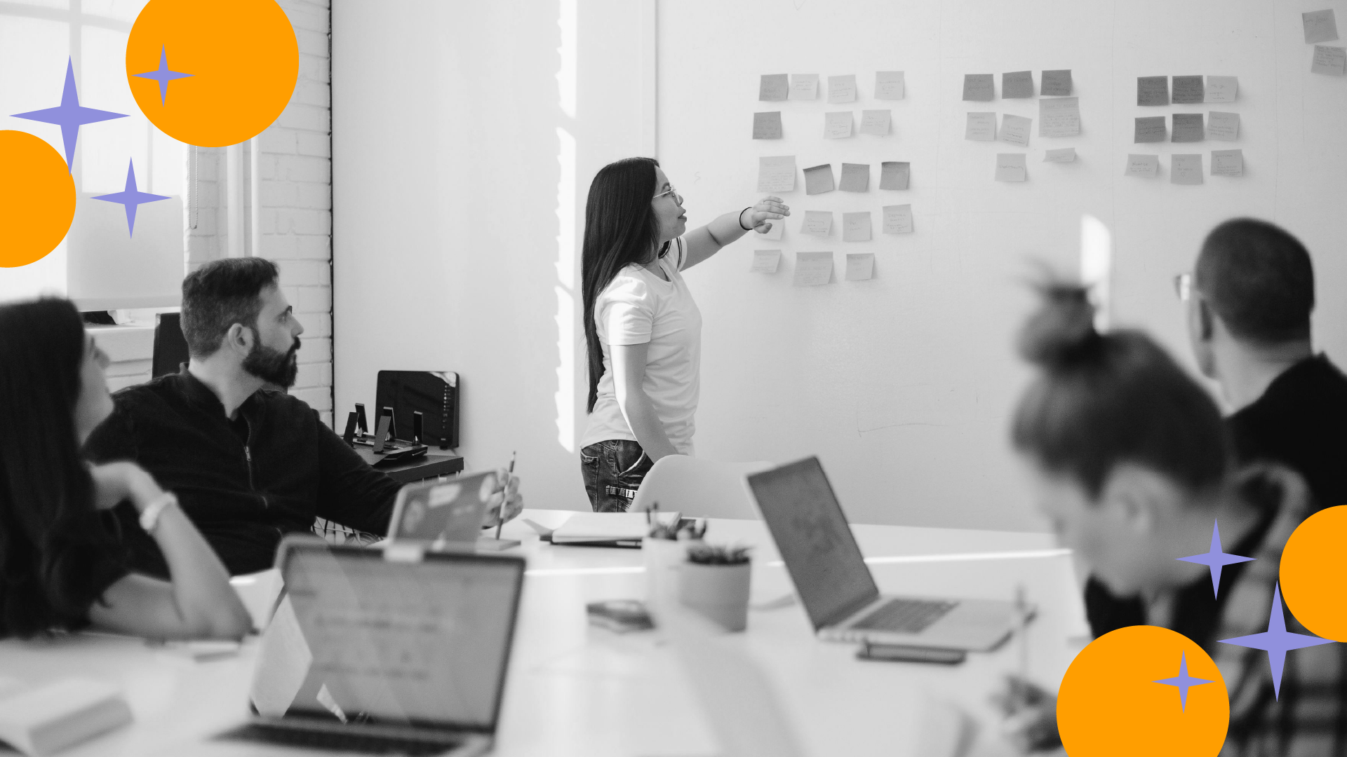 Reunión de un equipo de tecnología