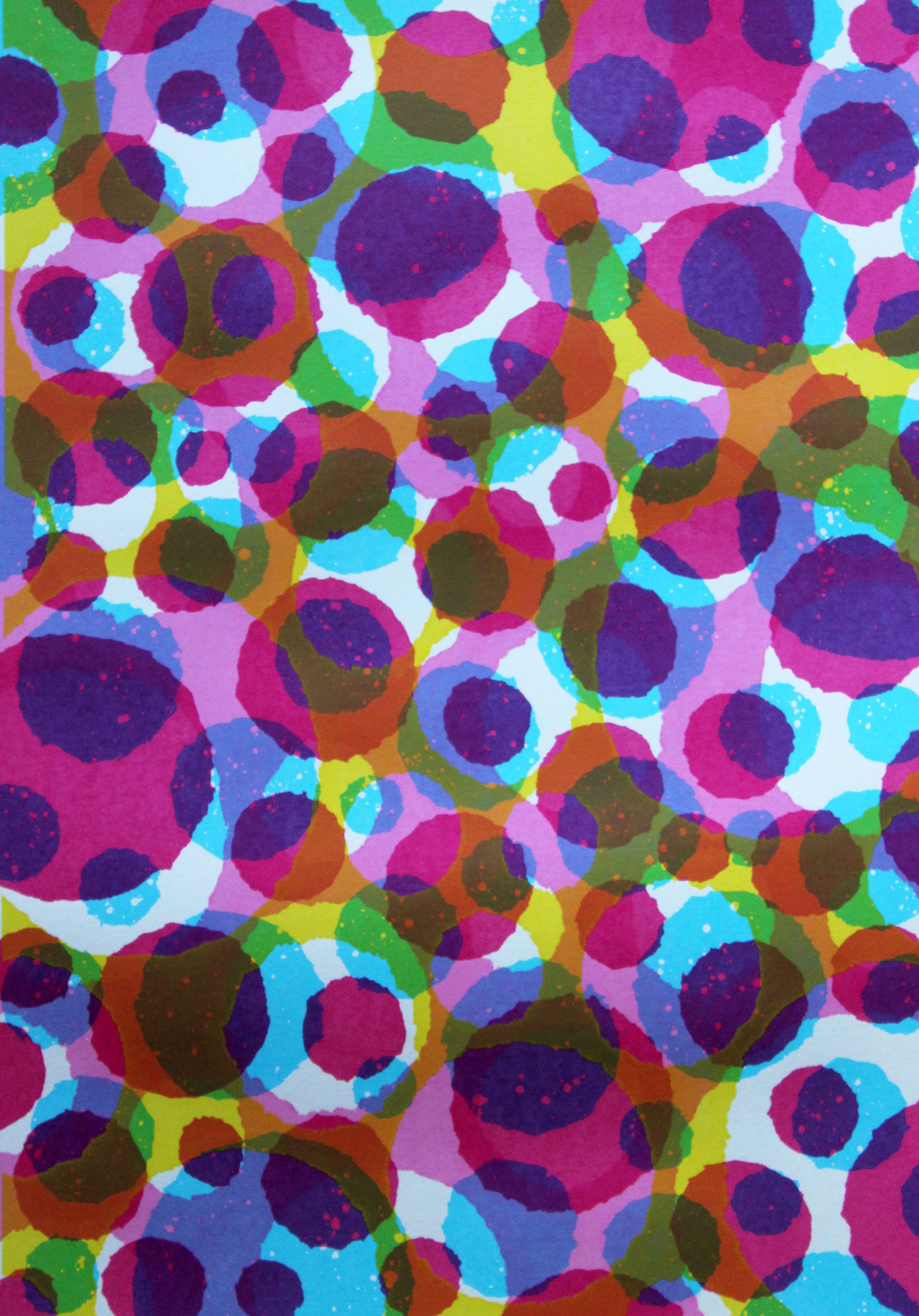 Abstract Screenprint Winter Retreat: Abstract Screenprint using Collage and Photograms ...