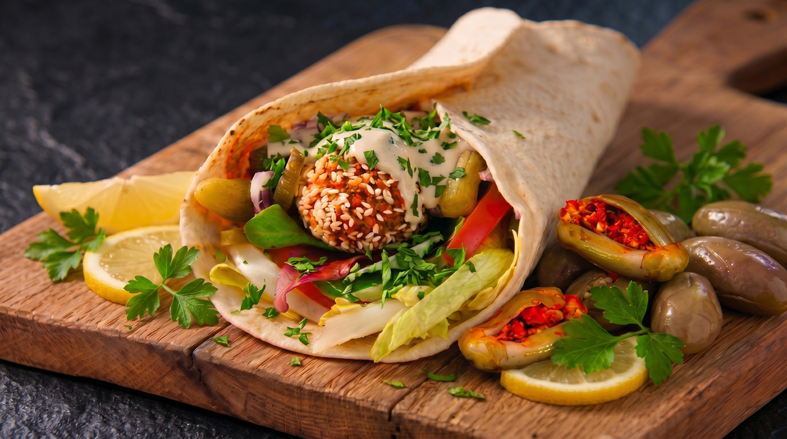 Falafel Wrap "Dude"