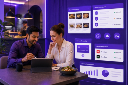 End-to-end restaurant commerce platform