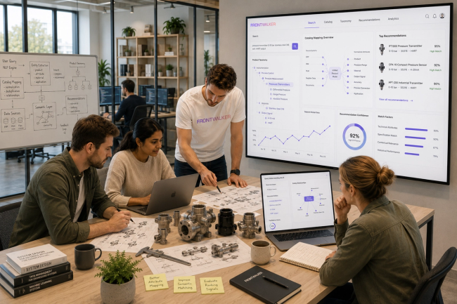 AI-Driven technical product search and recommendation engine 