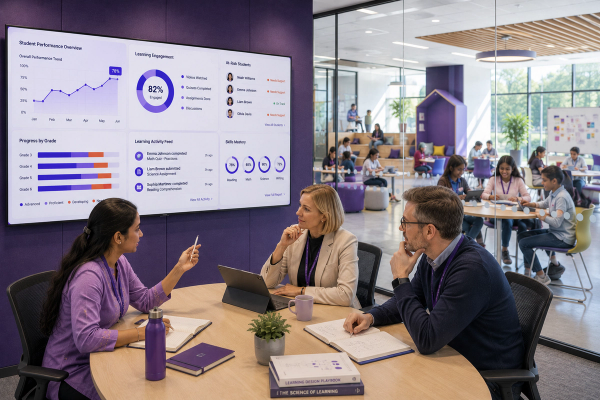 Centralized learning insights and student performance management