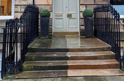 Stone Cleaning in Glasgow City Centre