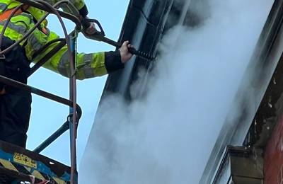 DOFF Cleaning Brickwork in Stirling, Scotland