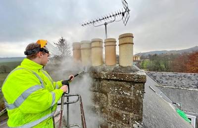 Historic Stone Cleaning in Perthshire, Scotland