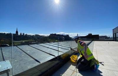 Commercial Window Cleaning in Edinburgh City Centre