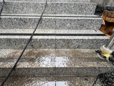 Historic stone cleaning in the Scottish Highlands