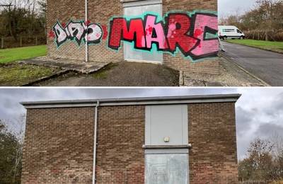 Graffiti Removed in Aberdeenshire, Scotland