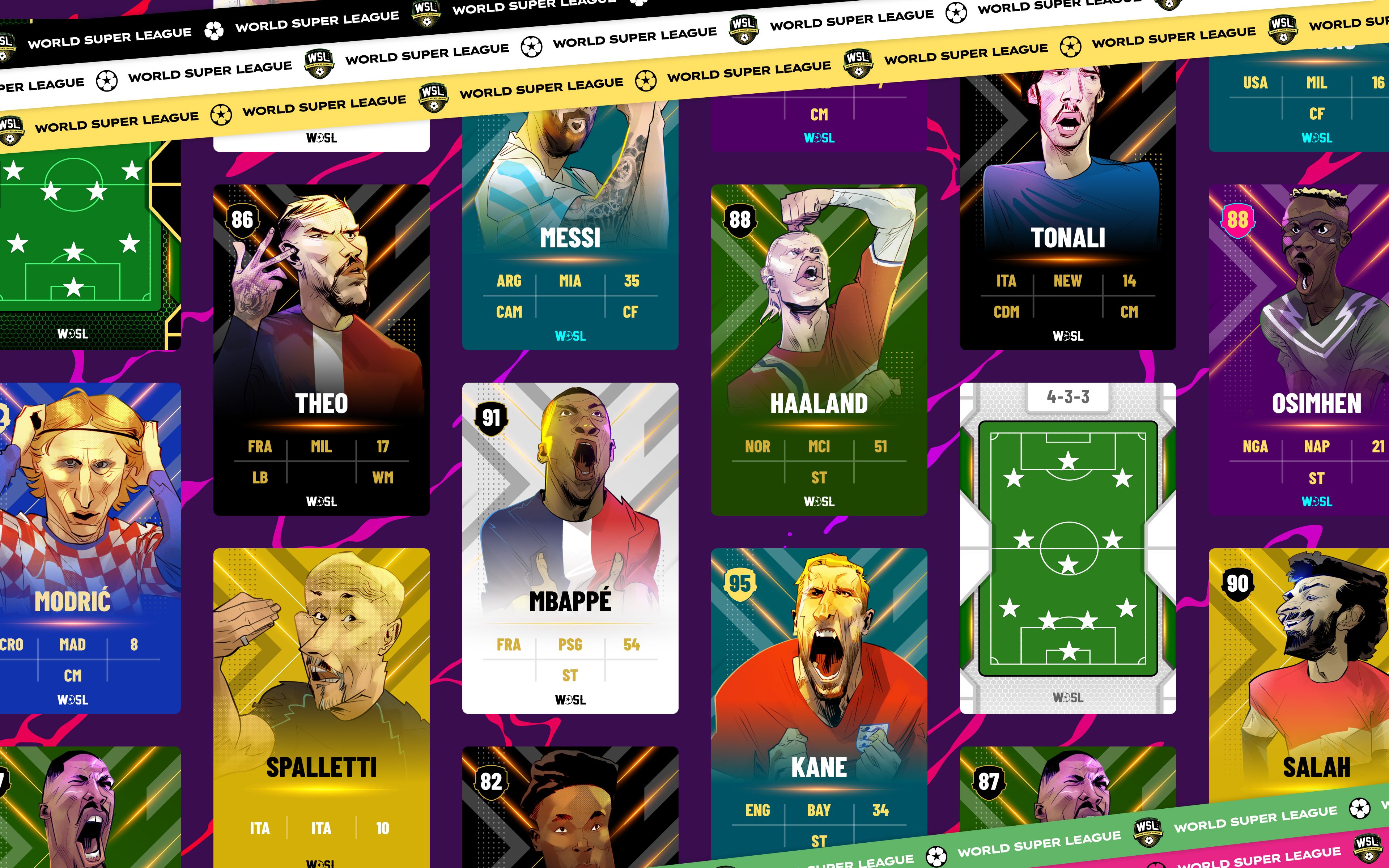 World Super League Card Players