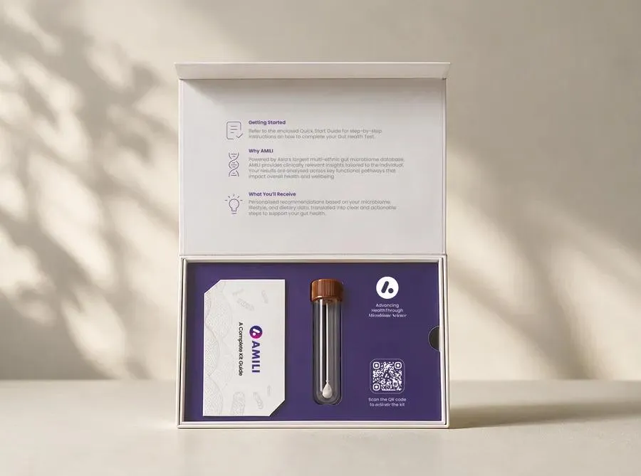 AMILI gut microbiome test kit