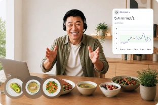 AMILI Optimise program products including gut test and CGM