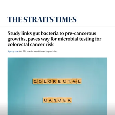 Prototyping of microbial test kits for colorectal cancer.