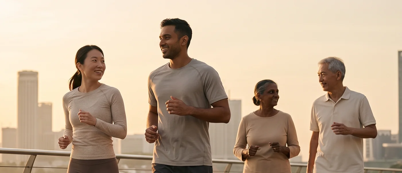 Family enjoying time together outdoors